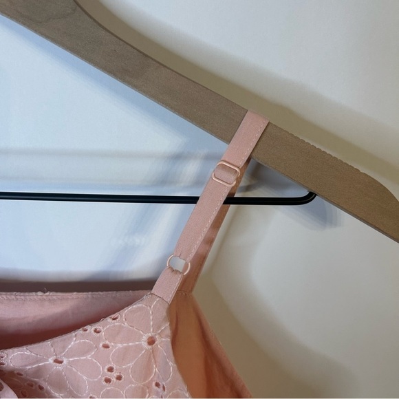 *Worn Once* Art Class Girl’s Pink Floral Eyelet Sleeveless Dress, Size L (10/12) - Picture 9 of 11